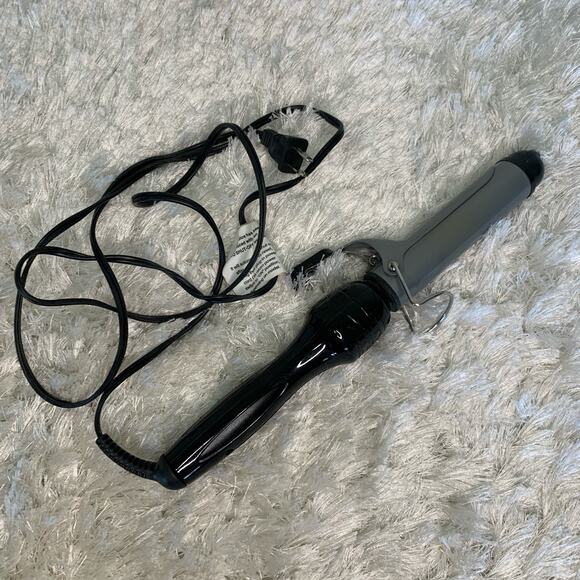 Revlon Black Silver Curling Iron 1.5" diameter EUC - Picture 1 of 5